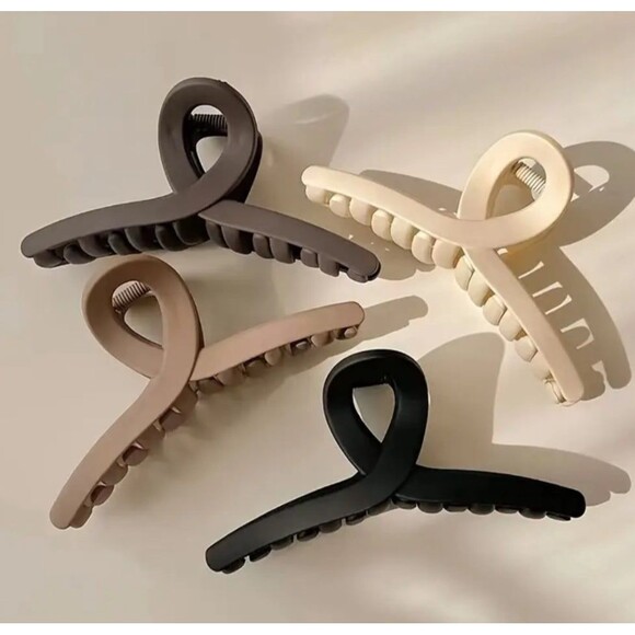 Elegant & Simple Hair Claw Clips Set For Women, Secure Grip, Chic Design, Versat - Picture 1 of 2